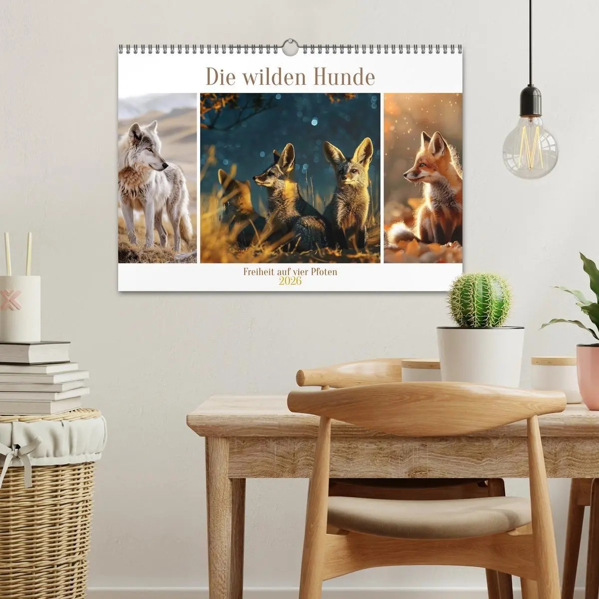 Bild: 9783457394502 | Die wilden Hunde (Wandkalender 2026 DIN A3 quer), CALVENDO...