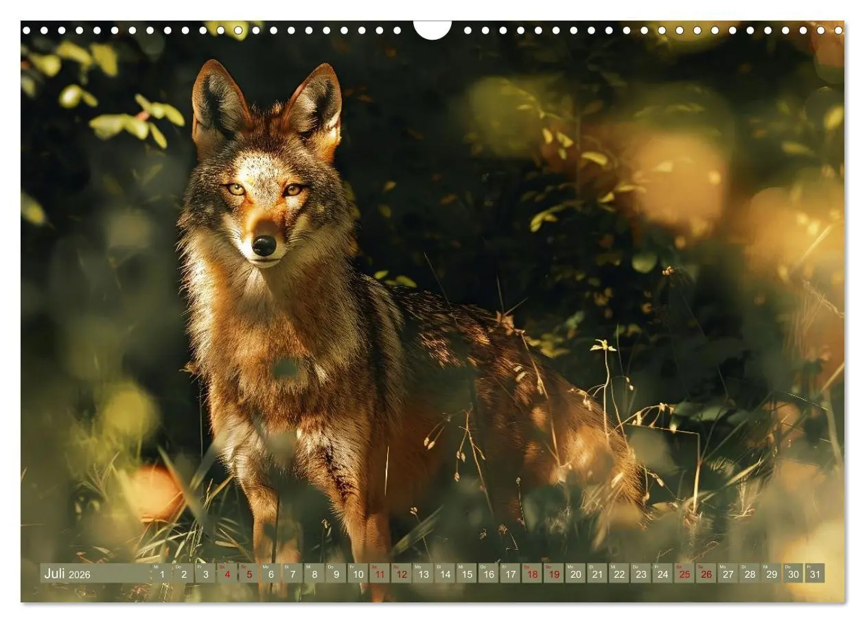 Bild: 9783457394502 | Die wilden Hunde (Wandkalender 2026 DIN A3 quer), CALVENDO...