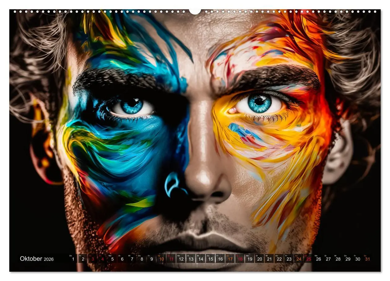 Bild: 9783457534502 | Die Menschen sind bunt (Wandkalender 2026 DIN A2 quer), CALVENDO...