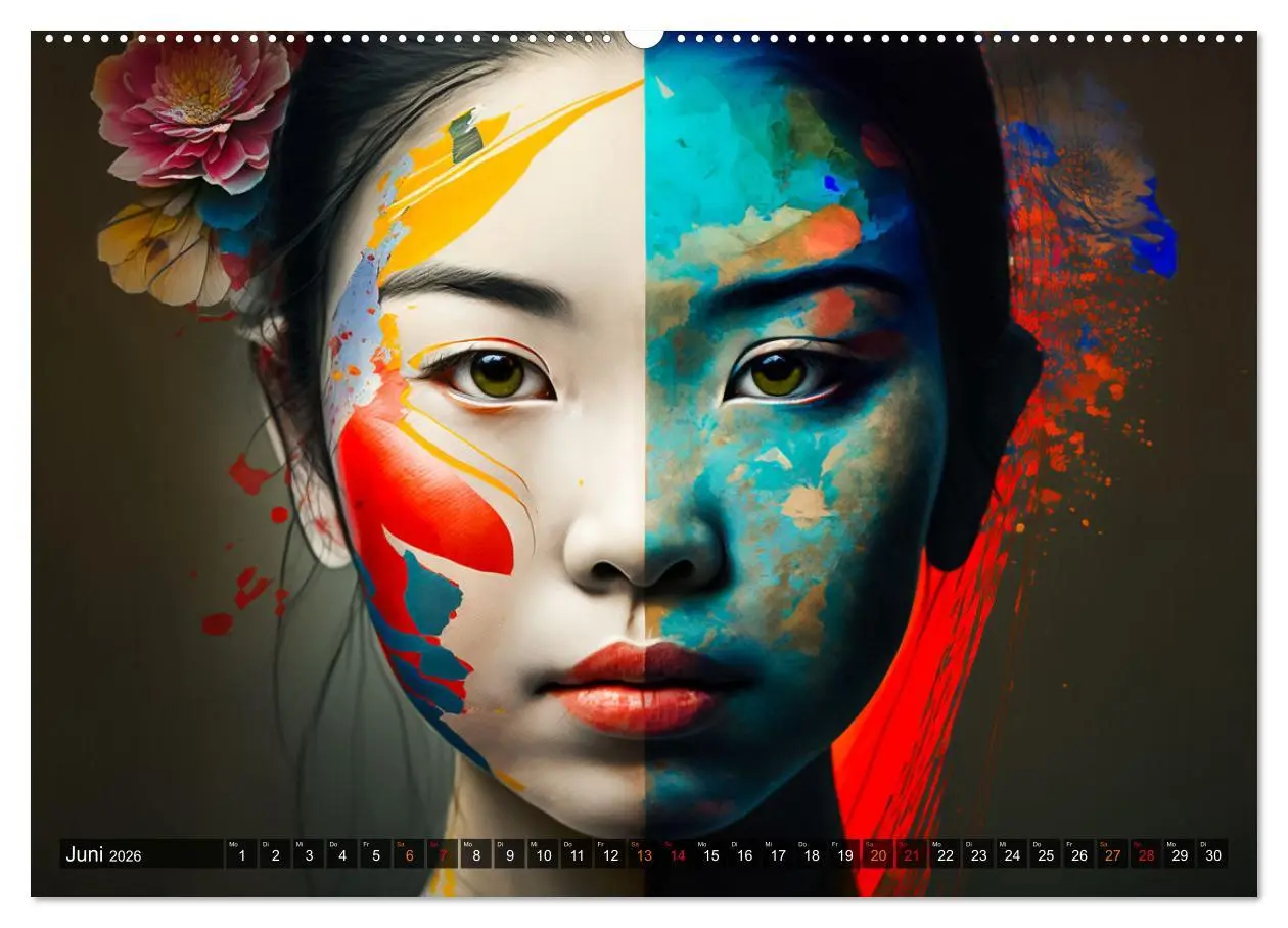 Bild: 9783457534502 | Die Menschen sind bunt (Wandkalender 2026 DIN A2 quer), CALVENDO...