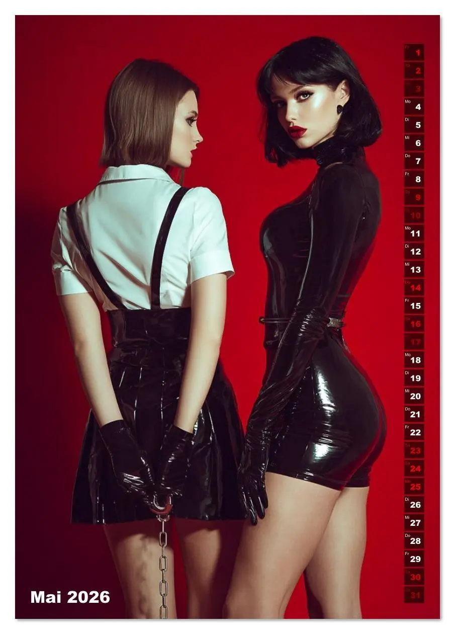 Bild: 9783516624502 | Fetisch und Latex - The Red Box (Tischkalender 2026 DIN A5 hoch),...
