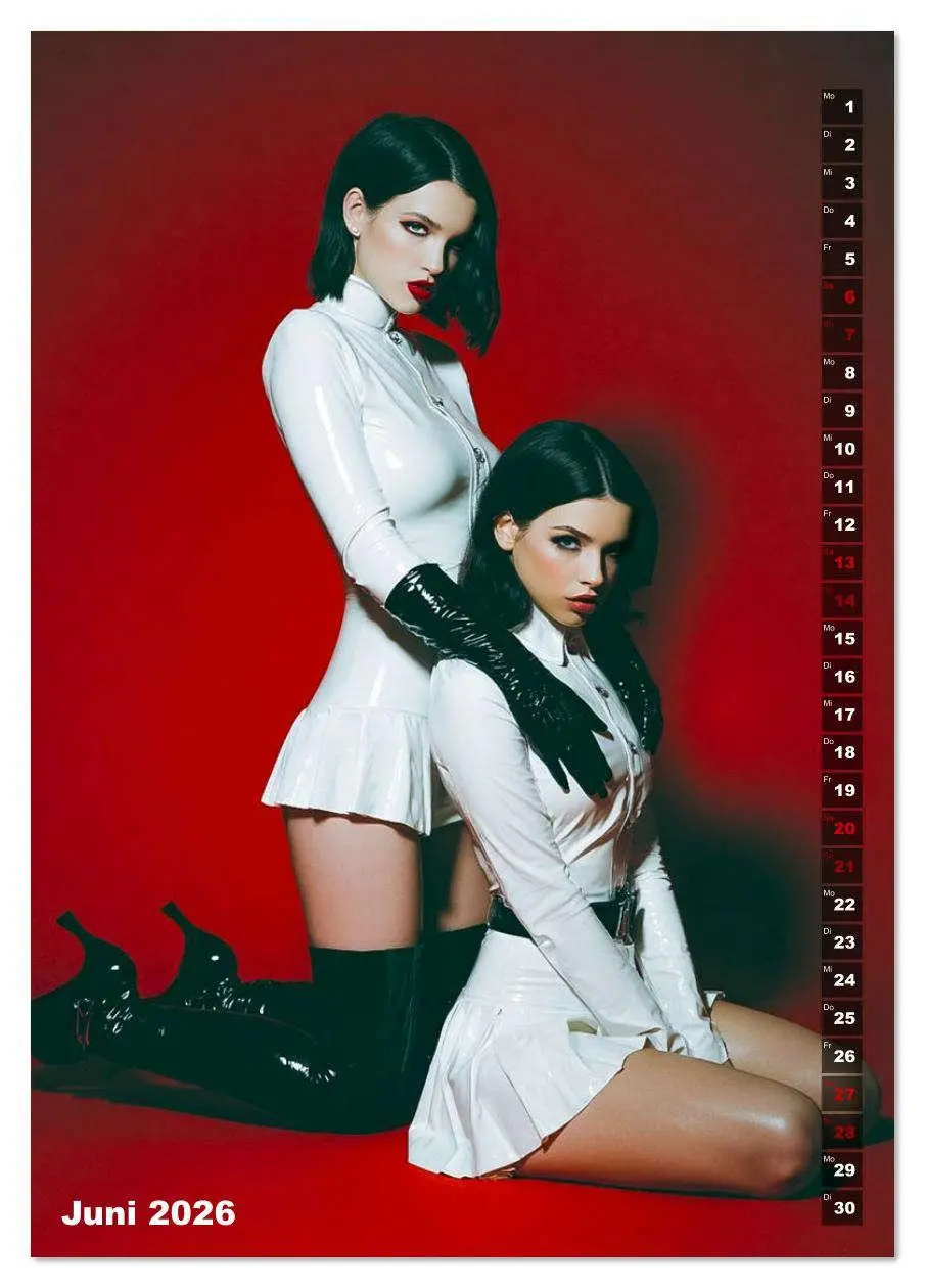 Bild: 9783516624502 | Fetisch und Latex - The Red Box (Tischkalender 2026 DIN A5 hoch),...