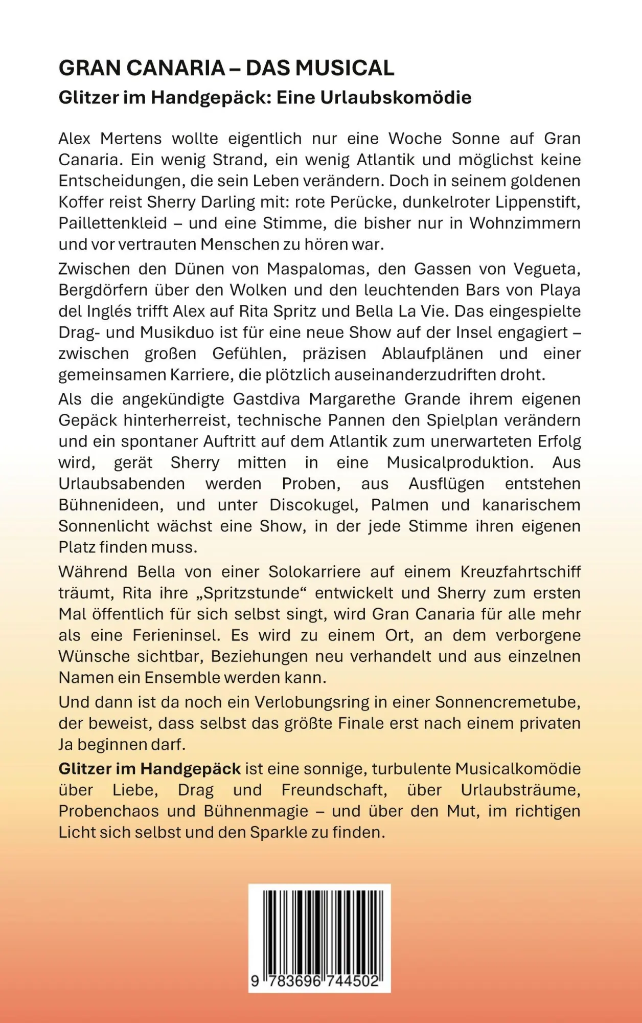 Rückseite: 9783696744502 | Gran Canaria - Das Musical: Glitzer im Handgepäck | Eureka Circe