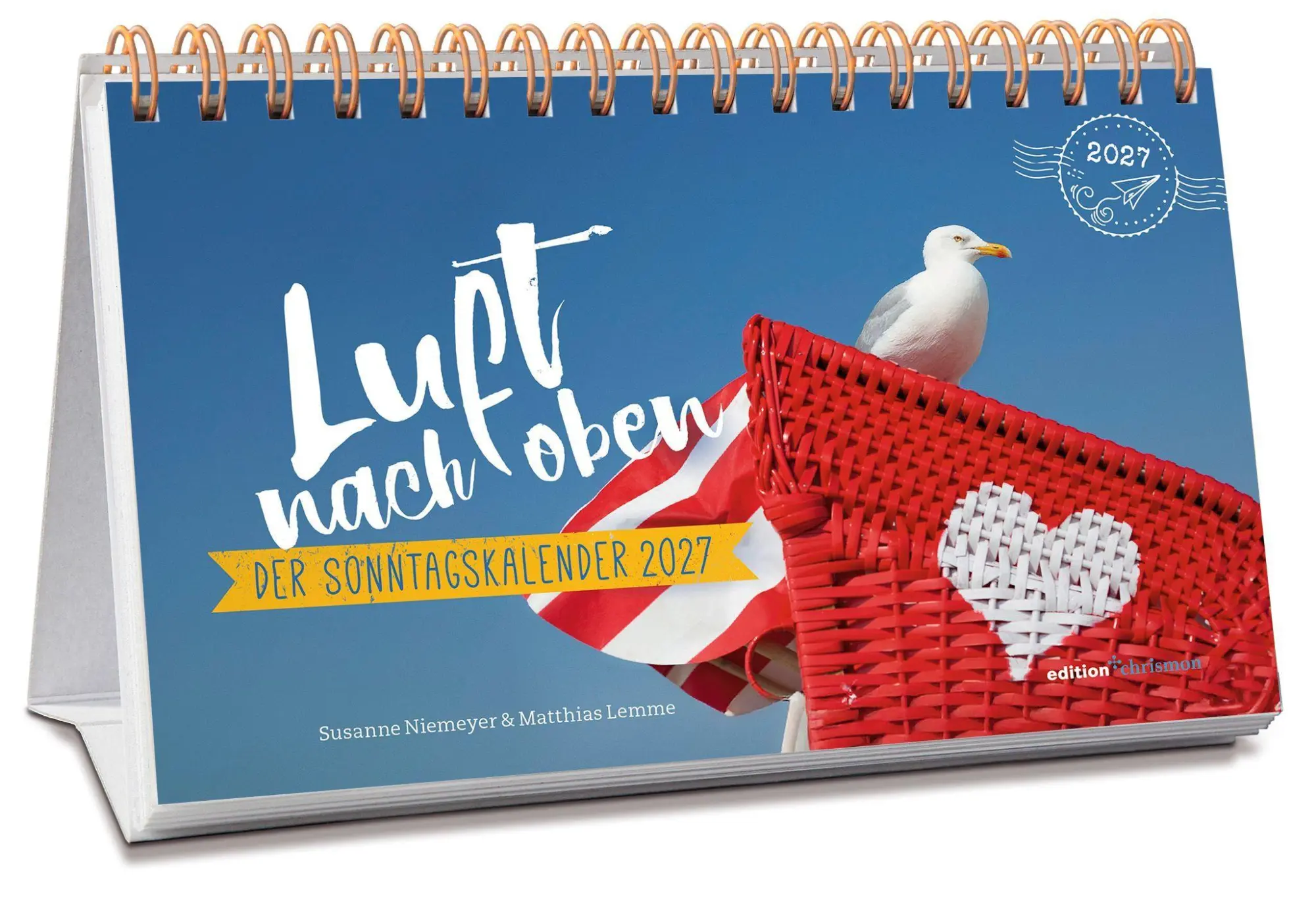 Cover: 9783960384502 | Luft nach oben - Der Sonntagskalender 2027 | Susanne Niemeyer (u. a.)