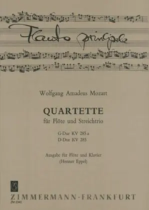 Quartet G Major K 285a + D Major K285