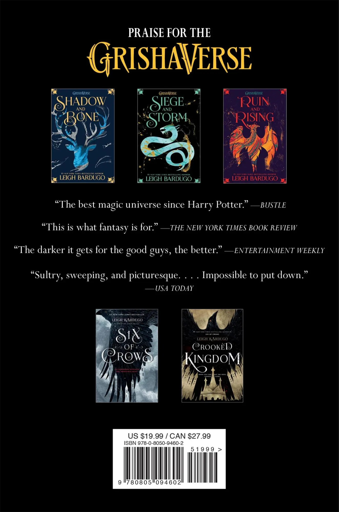 Rückseite: 9780805094602 | Siege and Storm | Leigh Bardugo | Buch | Gebunden | Englisch | 2013