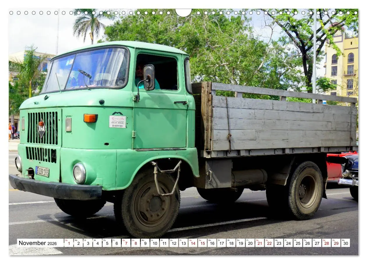 Bild: 9783457834602 | Ostalgie pur - DDR-Fahrzeuge auf Kuba (Wandkalender 2026 DIN A3...