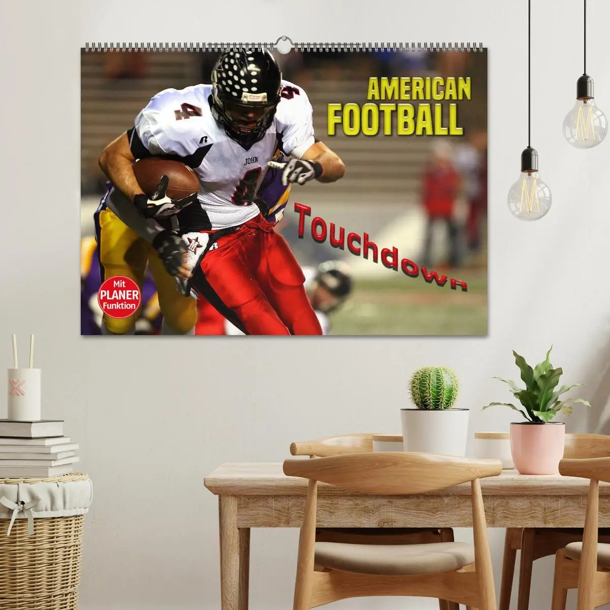 Bild: 9783457904602 | American Football - Touchdown (Wandkalender 2026 DIN A2 quer),...