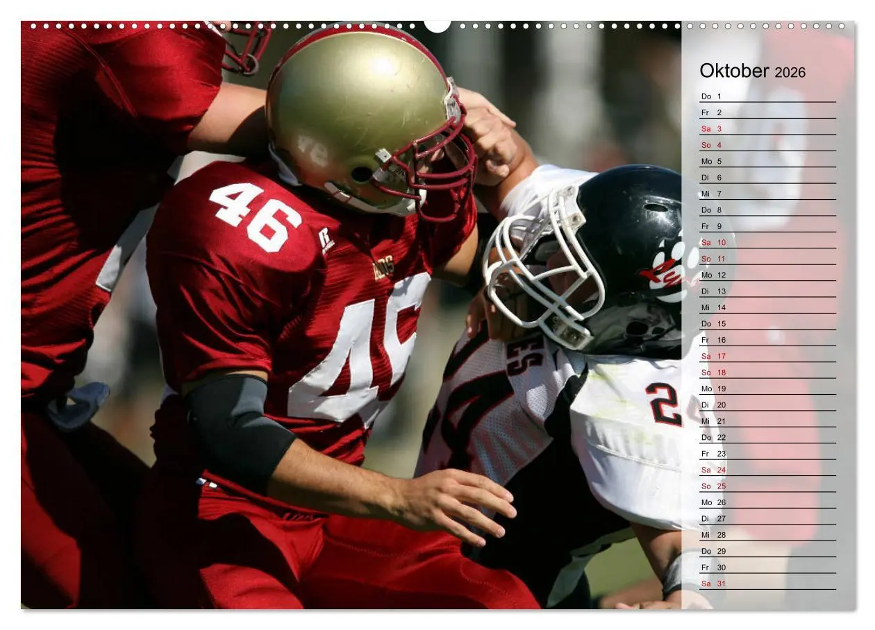 Bild: 9783457904602 | American Football - Touchdown (Wandkalender 2026 DIN A2 quer),...
