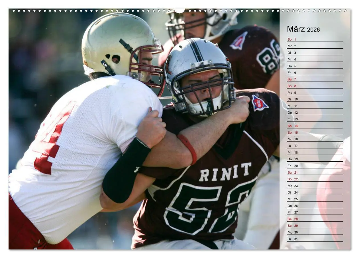 Bild: 9783457904602 | American Football - Touchdown (Wandkalender 2026 DIN A2 quer),...