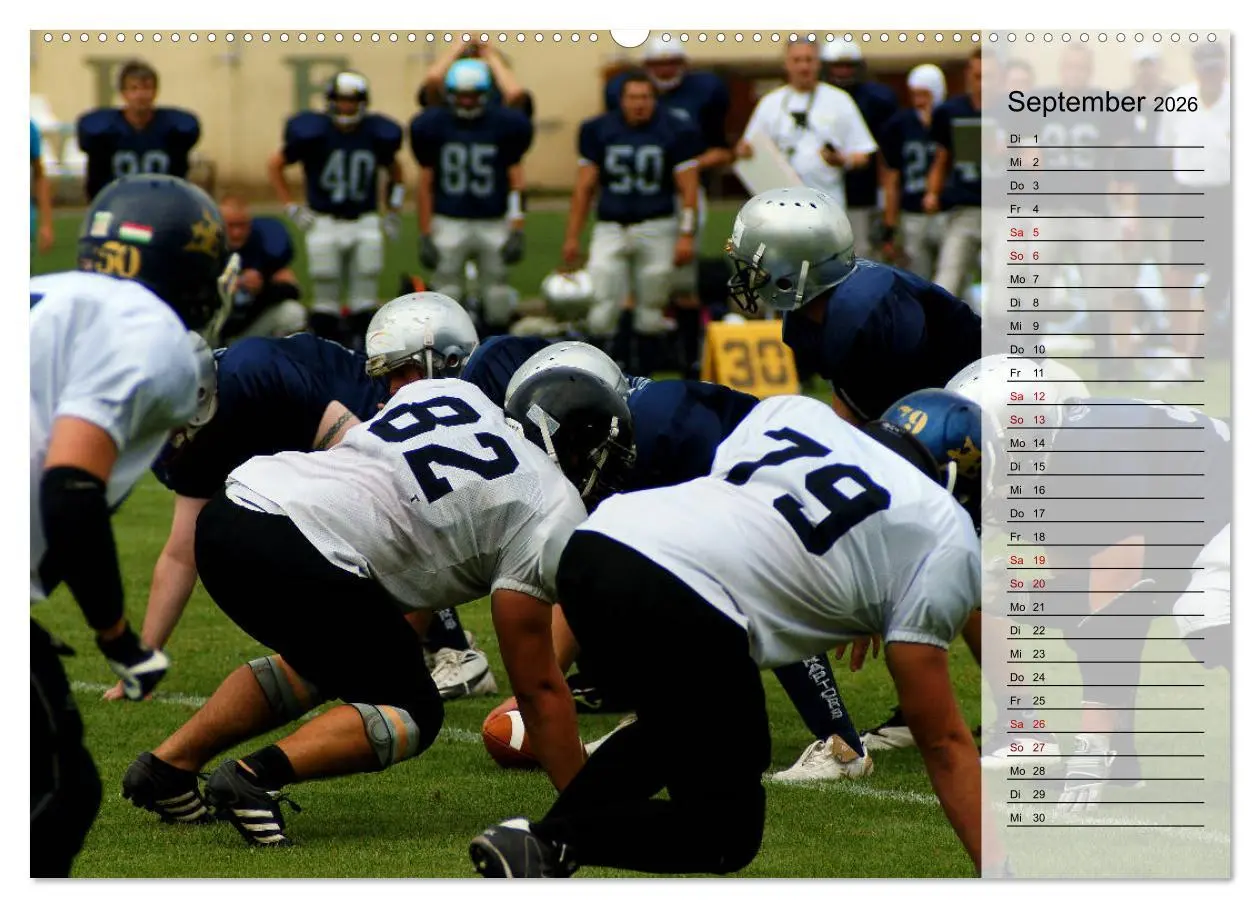 Bild: 9783457904602 | American Football - Touchdown (Wandkalender 2026 DIN A2 quer),...