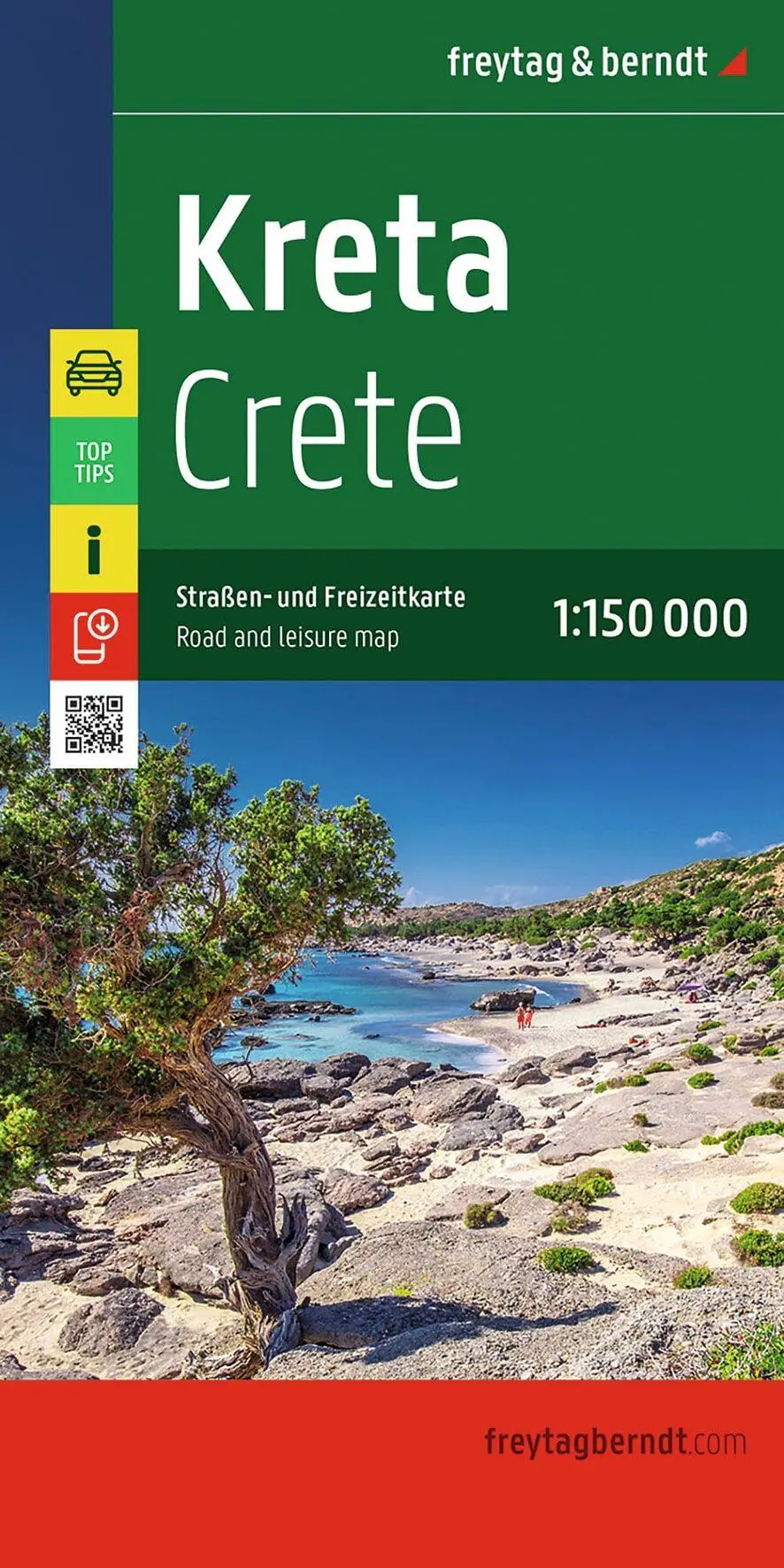Cover: 9783707924602 | Kreta, Straßen- und Freizeitkarte 1:150.000, freytag &amp; berndt | Berndt