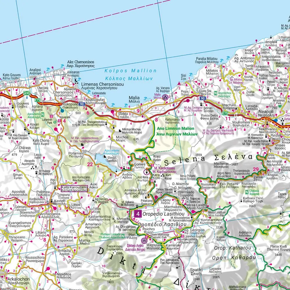 Bild: 9783707924602 | Kreta, Straßen- und Freizeitkarte 1:150.000, freytag &amp; berndt | Berndt