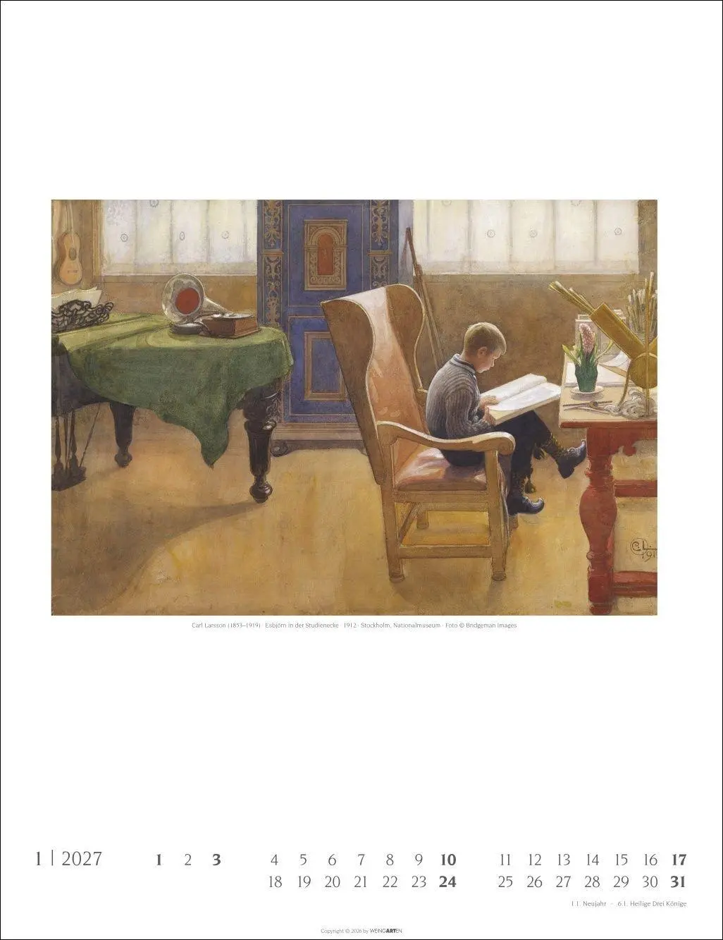 Bild: 9783839904602 | Carl Larsson Kalender 2027 | Carl Larsson | Kalender | Spiralbindung