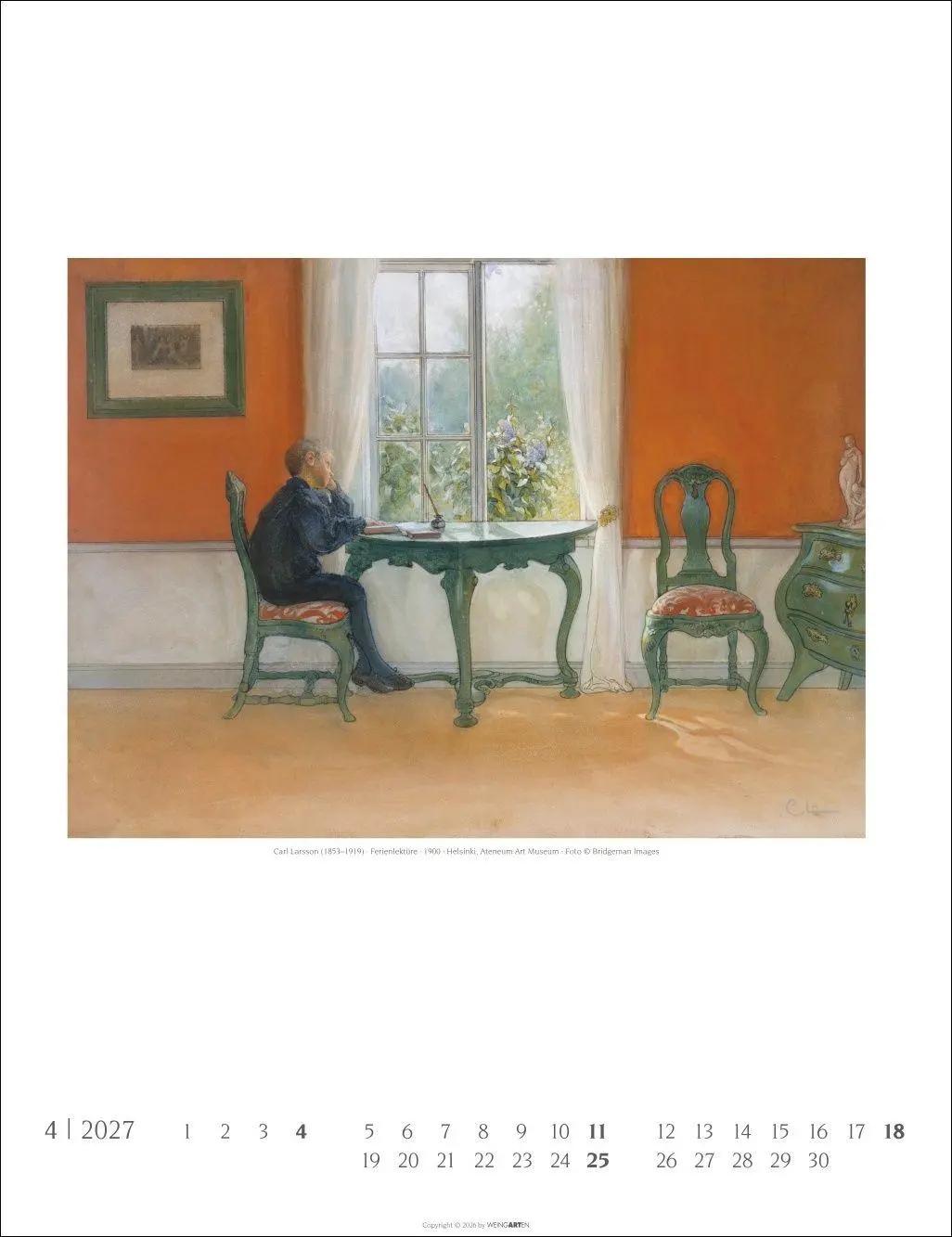 Bild: 9783839904602 | Carl Larsson Kalender 2027 | Carl Larsson | Kalender | Spiralbindung