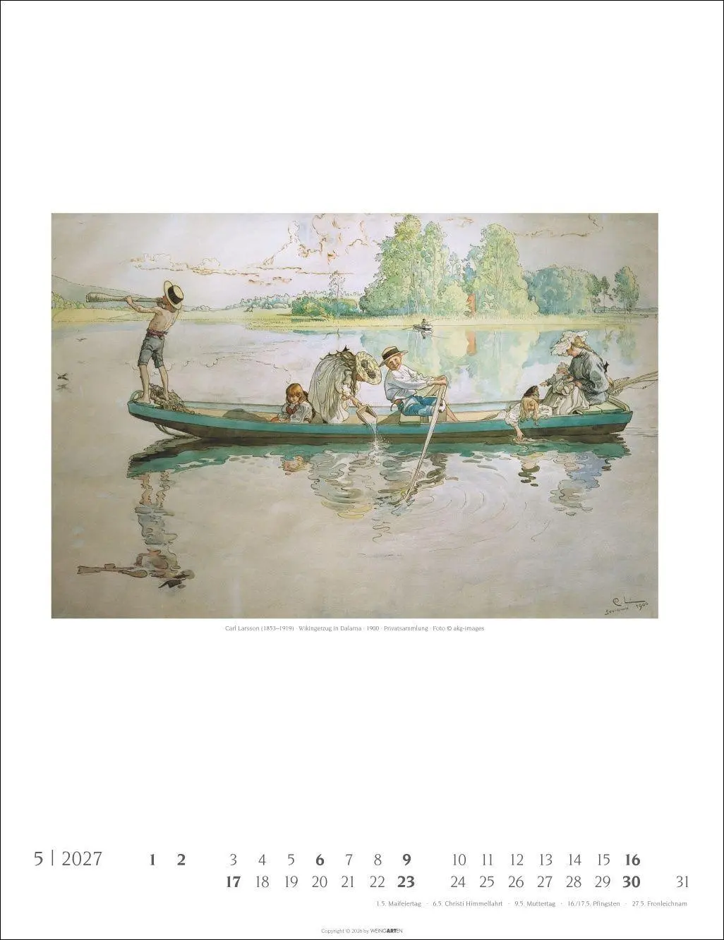 Bild: 9783839904602 | Carl Larsson Kalender 2027 | Carl Larsson | Kalender | Spiralbindung