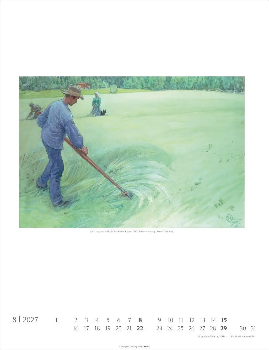 Bild: 9783839904602 | Carl Larsson Kalender 2027 | Carl Larsson | Kalender | Spiralbindung