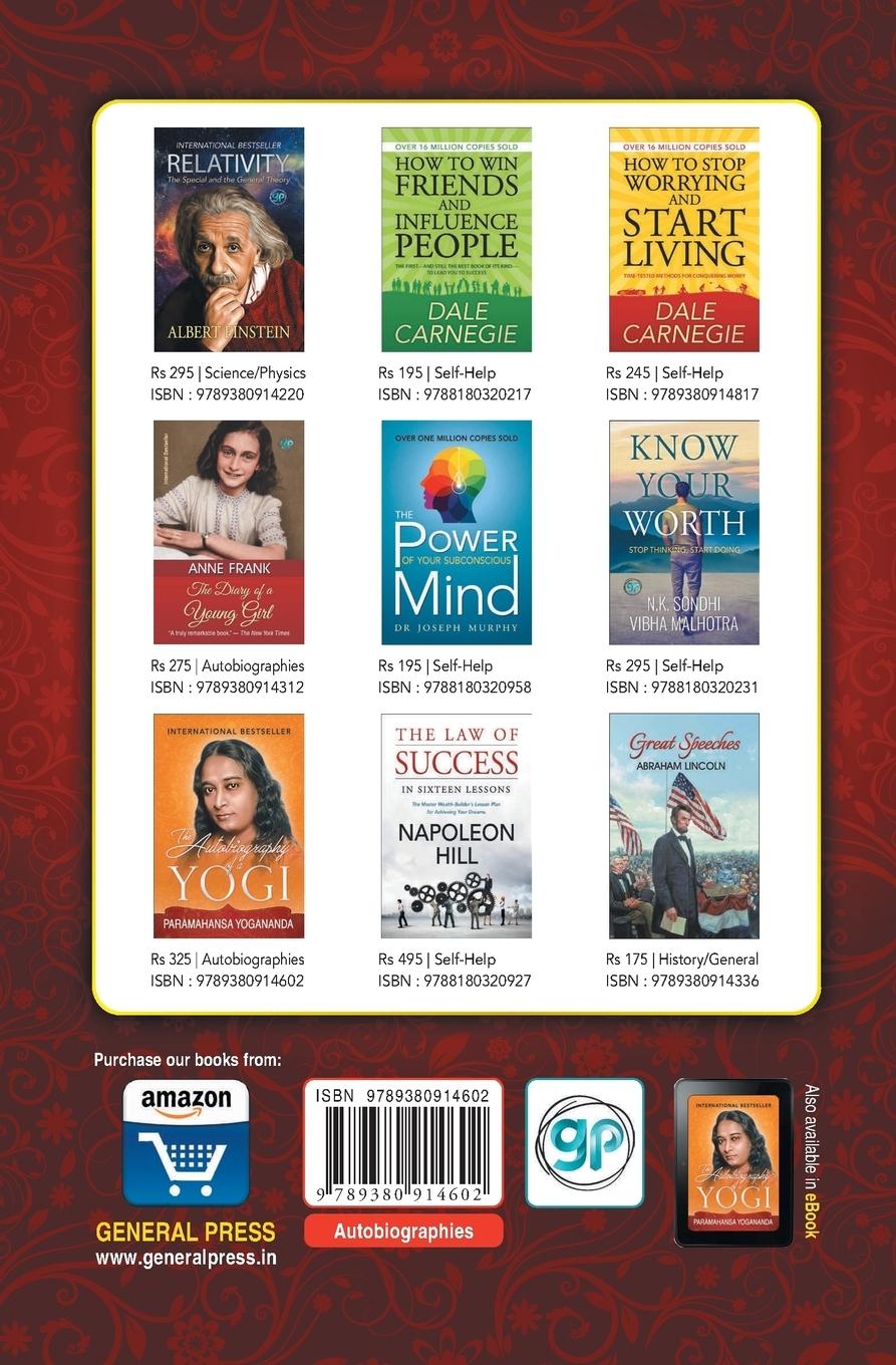 Rückseite: 9789380914602 | The Autobiography of a Yogi | Paramahansa Yogananda | Taschenbuch
