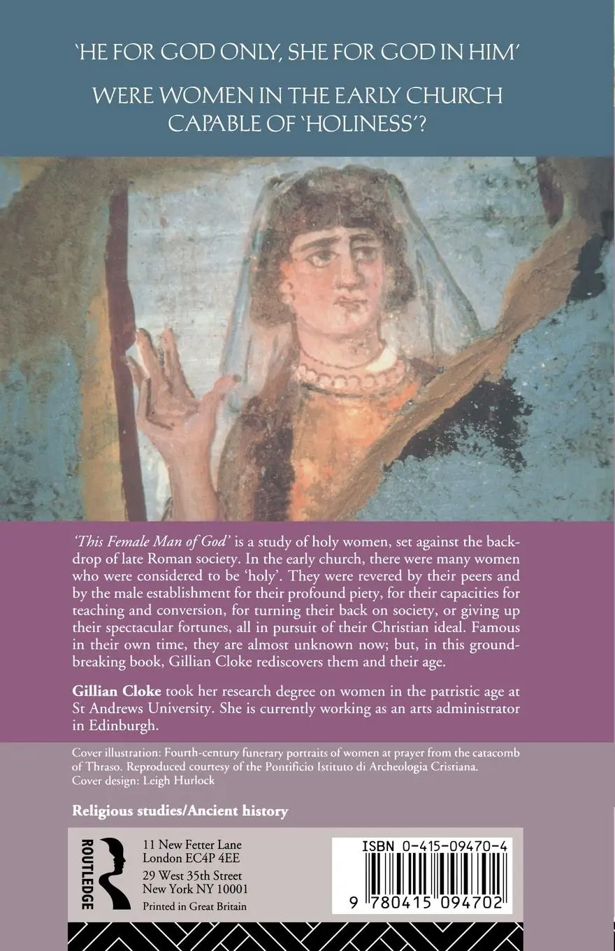 Rückseite: 9780415094702 | This Female Man of God | Gillian Cloke | Taschenbuch | Englisch | 1995