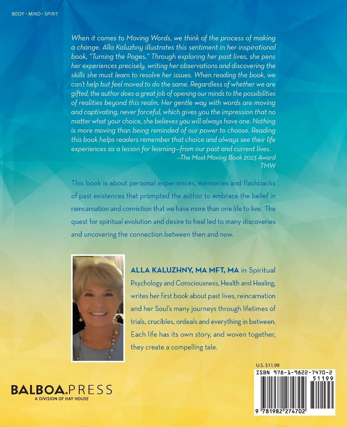 Rückseite: 9781982274702 | Turning The Pages | Alla Kaluzhny | Taschenbuch | Englisch | 2021