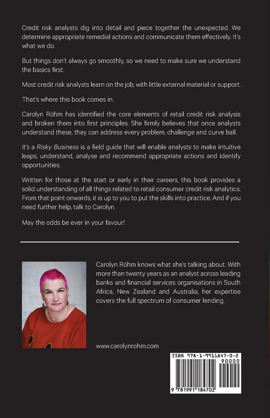 Rückseite: 9781991184702 | It's a Risky Business | Carolyn Rohm | Taschenbuch | Englisch | 2022