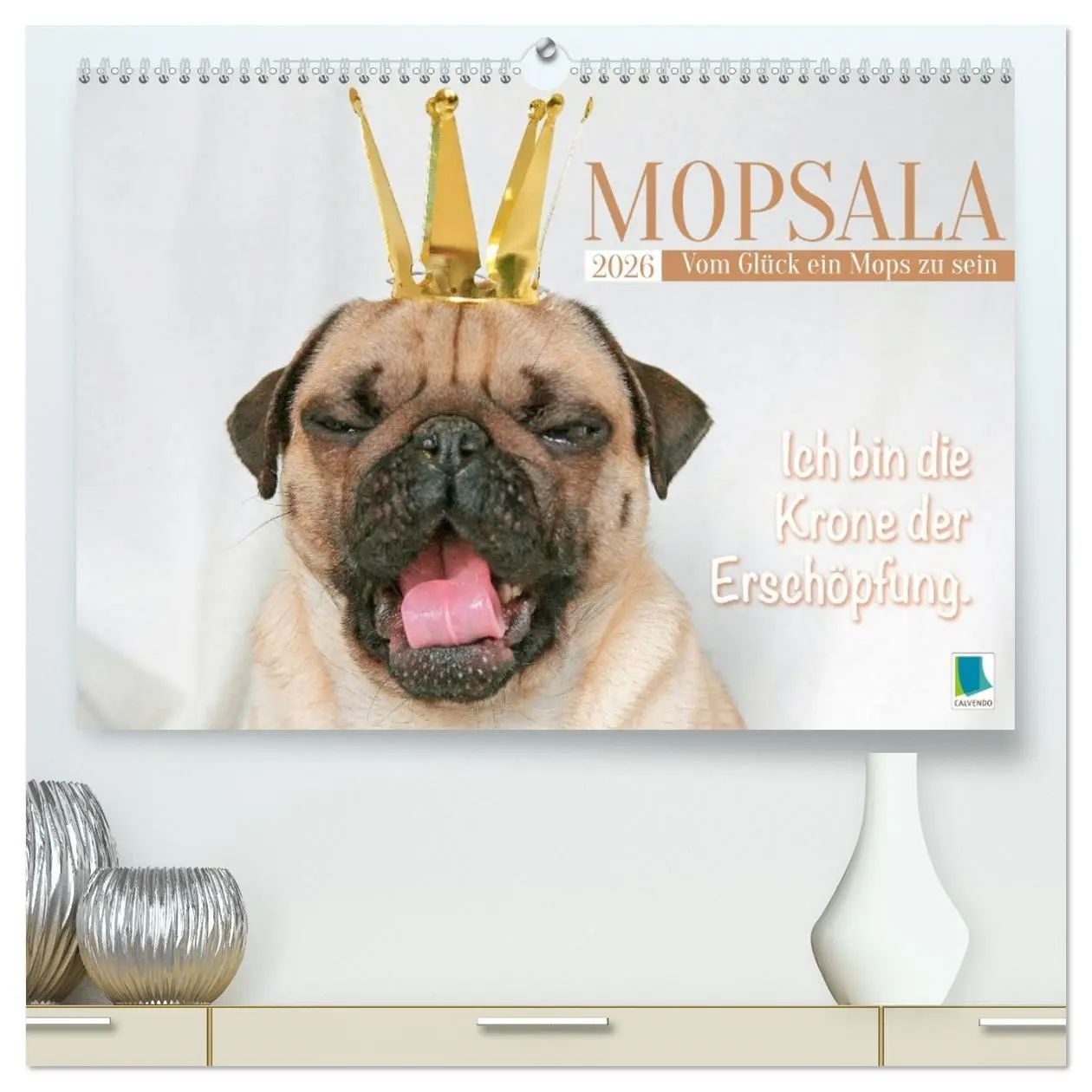 Cover: 9783516604702 | Mopsala: Vom Glück, ein Mops zu sein (hochwertiger Premium...