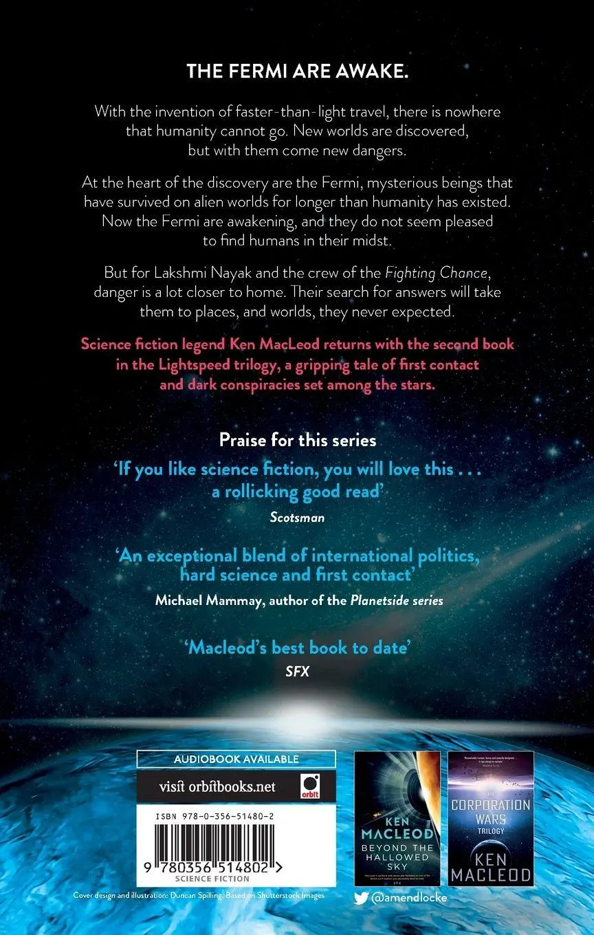 Rückseite: 9780356514802 | Beyond the Reach of Earth | Book Two of the Lightspeed Trilogy | Buch
