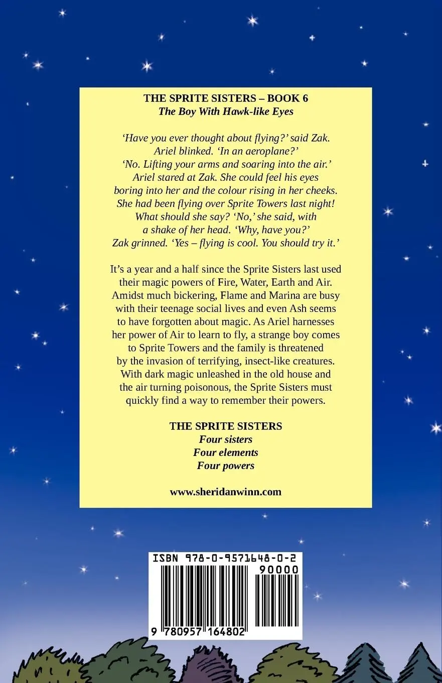 Rückseite: 9780957164802 | The Sprite Sisters | The Boy with Hawk-Like Eyes (Vol 6) | Winn | Buch
