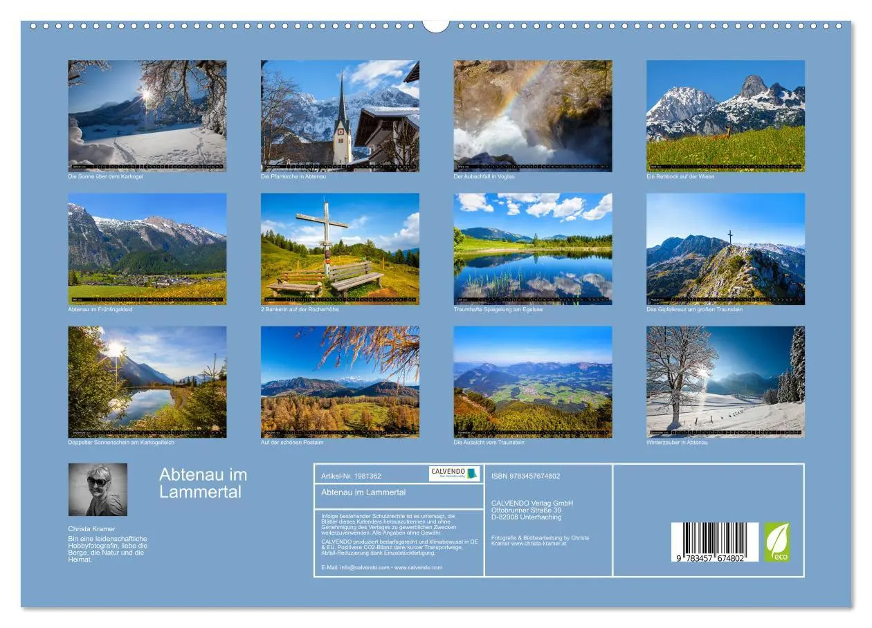 Bild: 9783457674802 | Abtenau im Lammertal (hochwertiger Premium Wandkalender 2026 DIN A2...