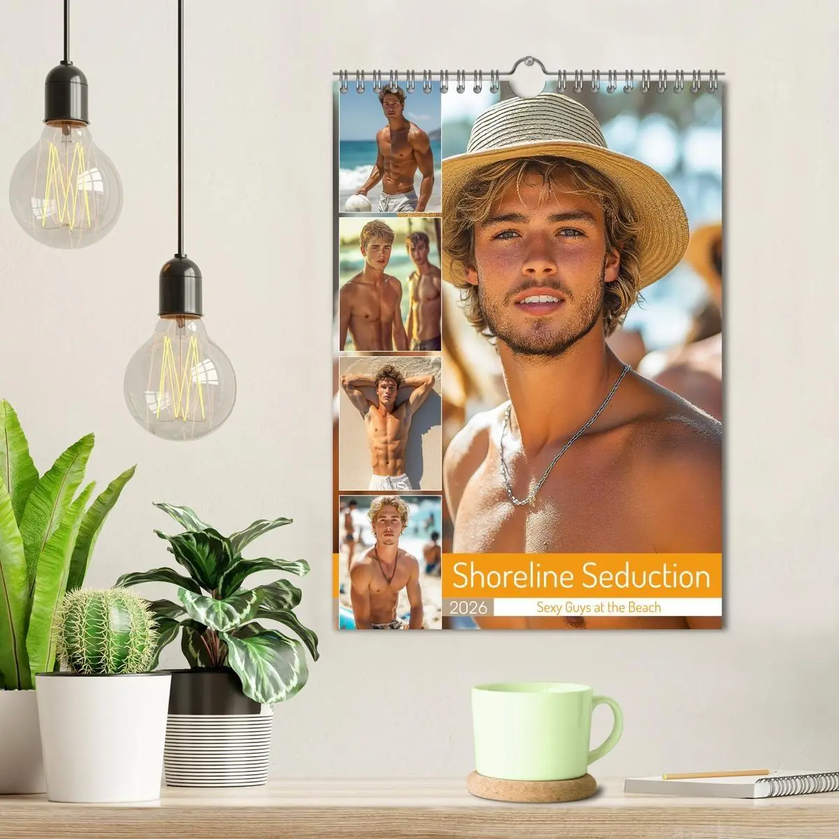 Bild: 9783516524802 | Shoreline Seduction - Sexy Guys at the Beach (Wall Calendar 2026...