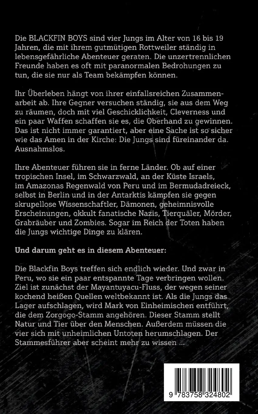 Rückseite: 9783758324802 | Blackfin Boys - Zombies am Toten Fluss | Das 3. Abenteuer | Flynn Todd