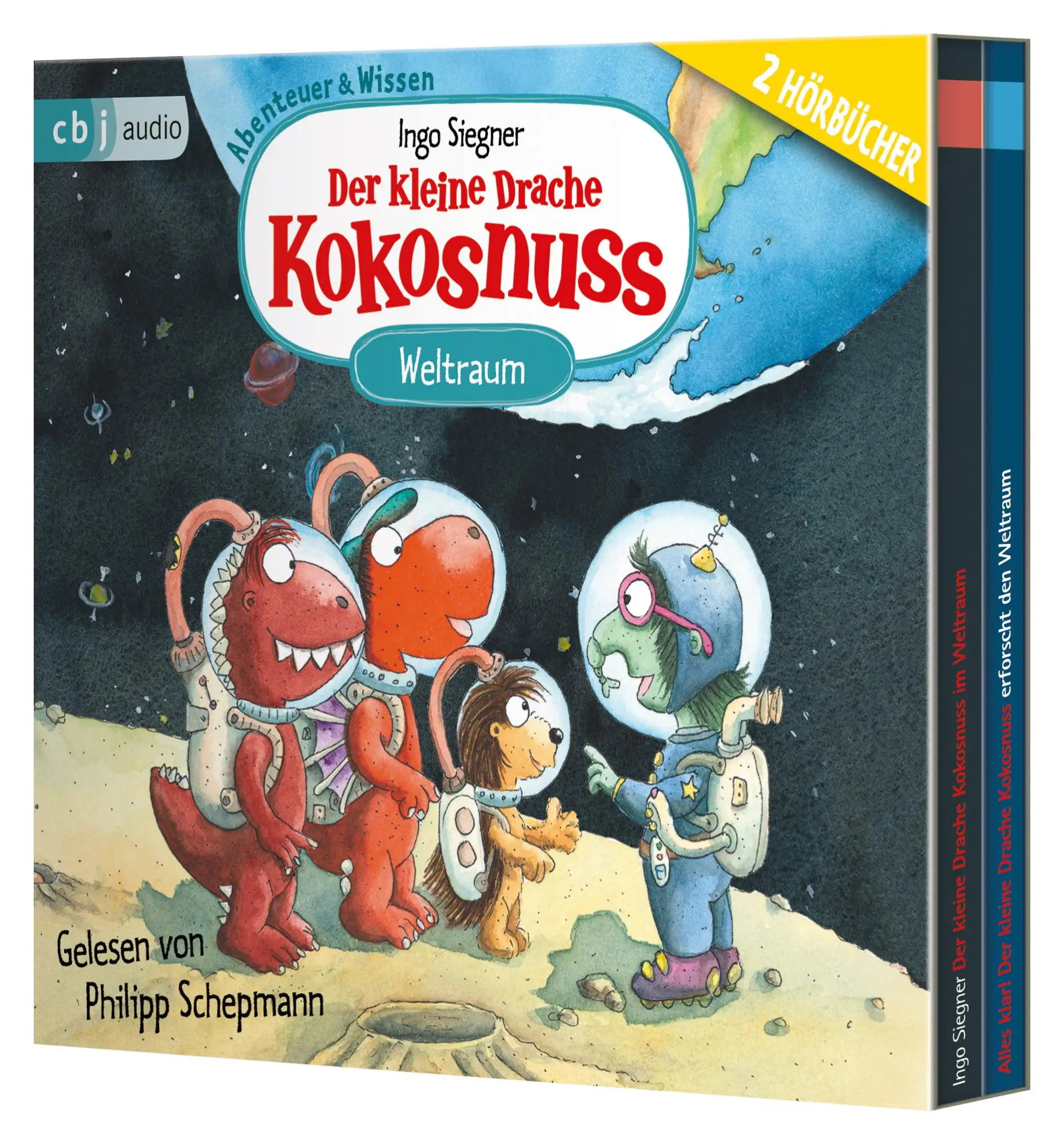 Cover: 9783837144802 | Der kleine Drache Kokosnuss - Abenteuer &amp; Wissen - Weltraum | Siegner