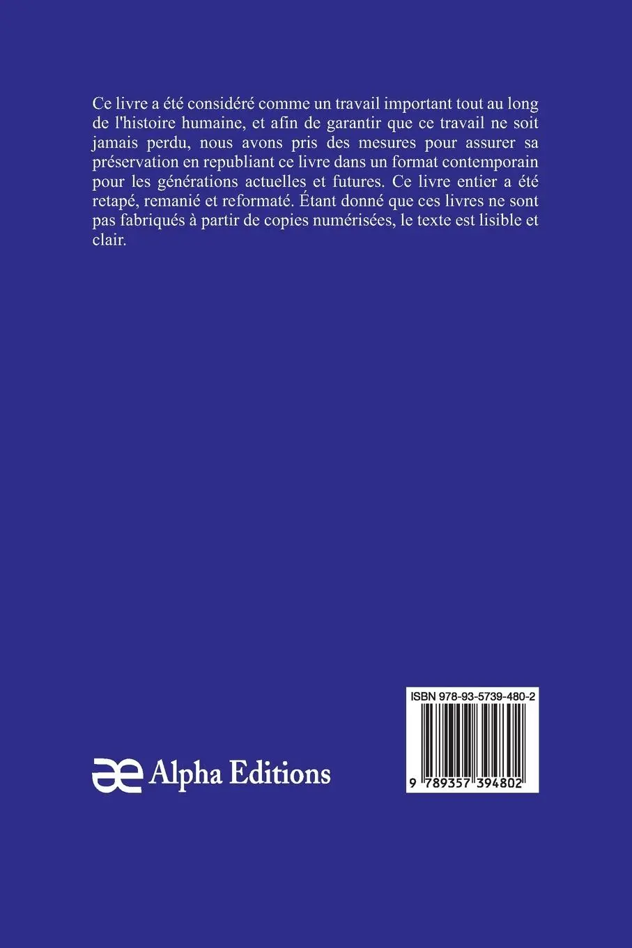 Rückseite: 9789357394802 | Poésies choisies de André Chénier | André Chénier | Taschenbuch | 2023