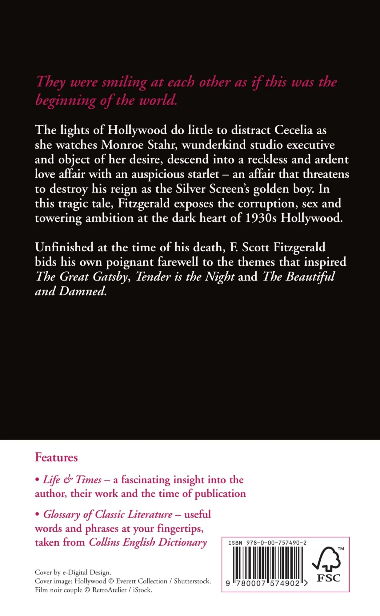 Rückseite: 9780007574902 | The Last Tycoon | F. Scott Fitzgerald | Taschenbuch | Collins Classics