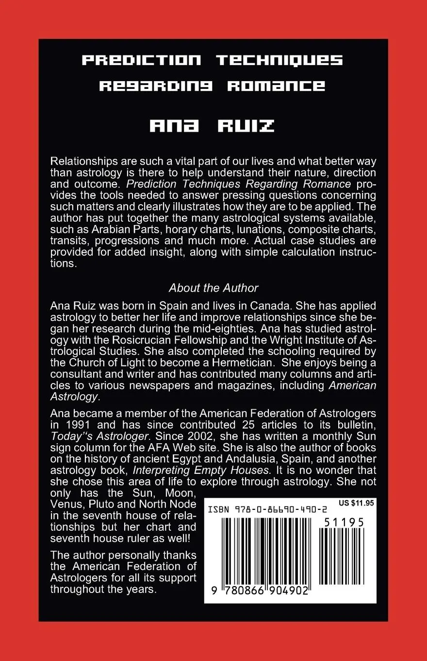 Rückseite: 9780866904902 | Prediction Techniques Regarding Romance | Ana Ruiz | Taschenbuch