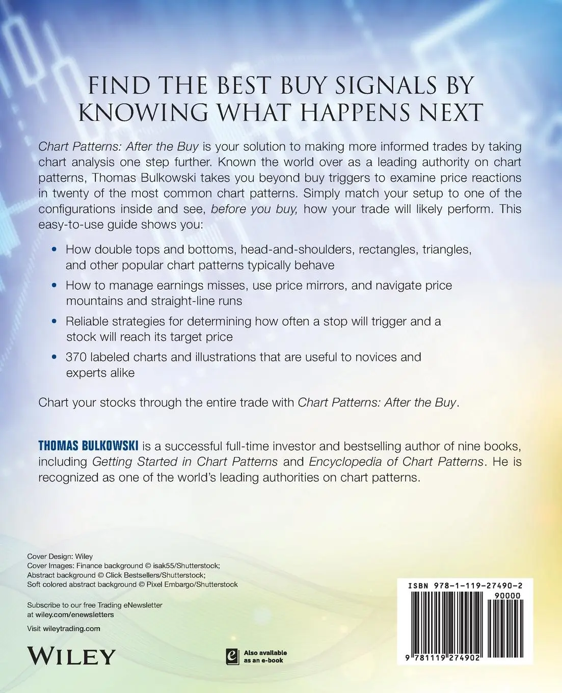 Rückseite: 9781119274902 | Chart Patterns | After the Buy | Thomas N Bulkowski | Taschenbuch