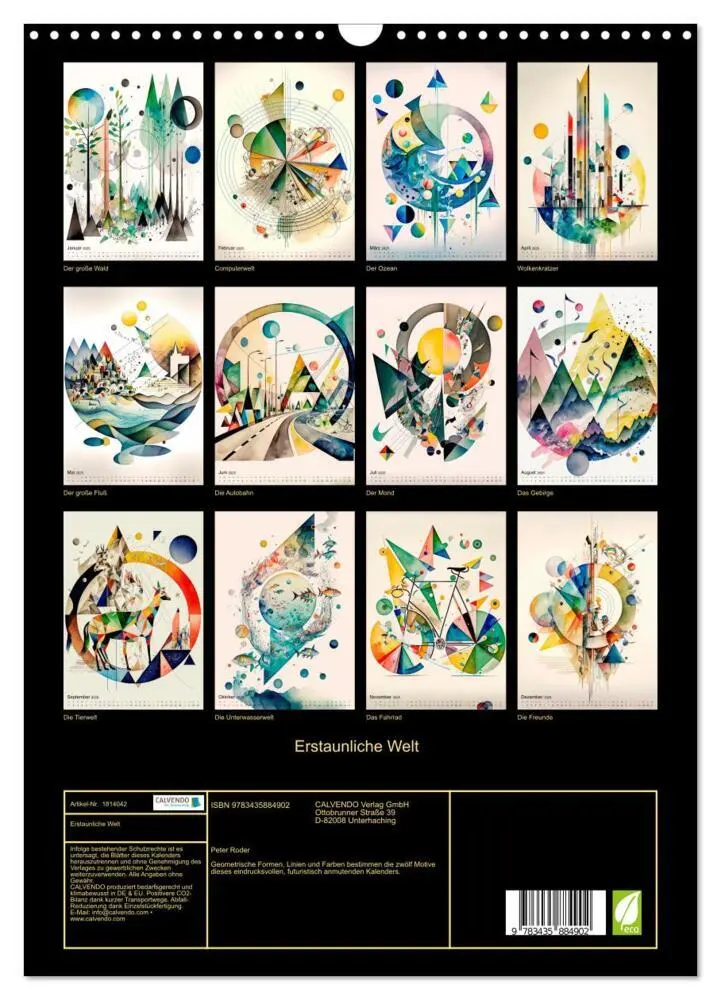 Bild: 9783435884902 | Erstaunliche Welt (Wandkalender 2025 DIN A3 hoch), CALVENDO...
