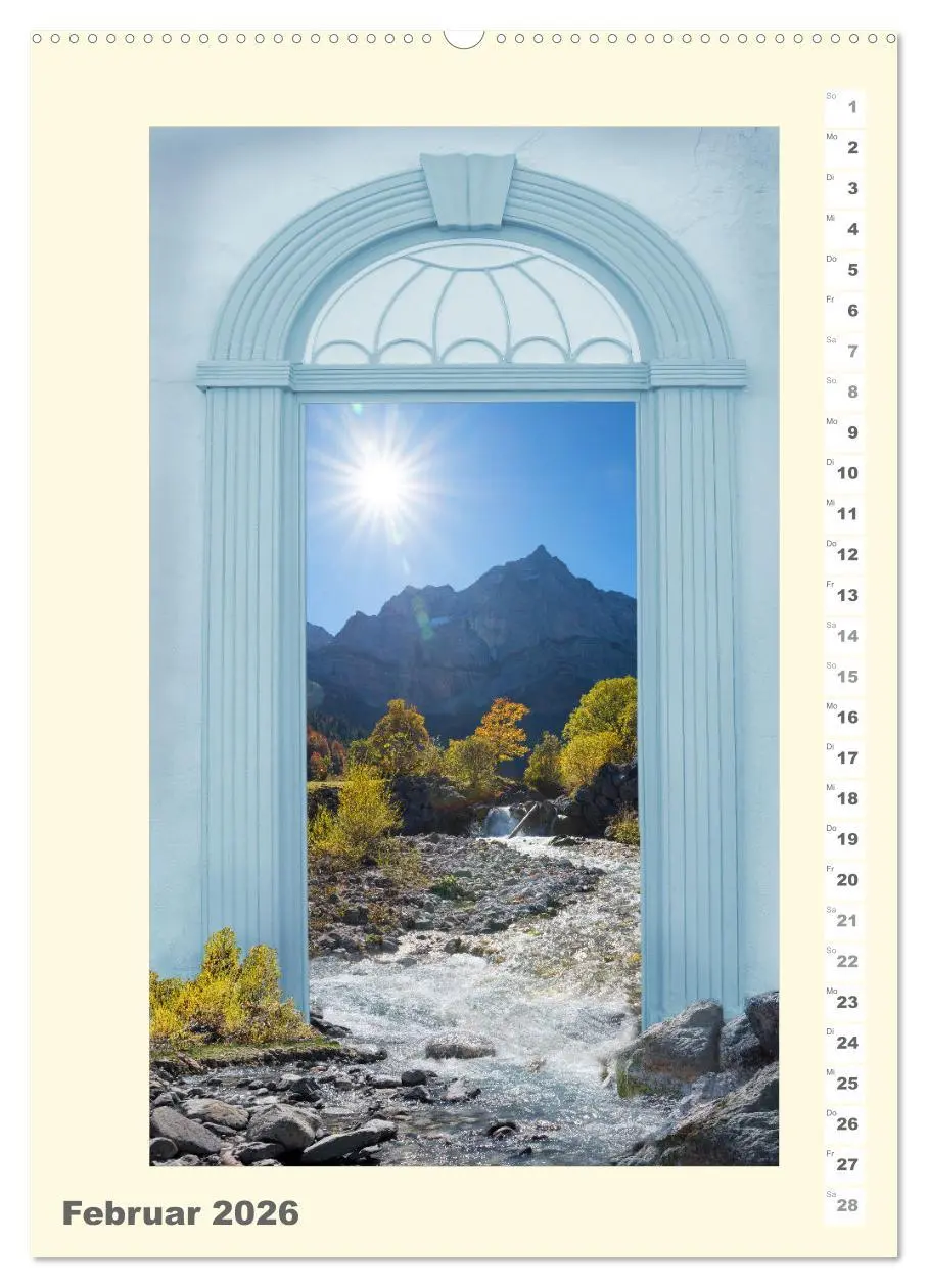 Bild: 9783516444902 | Das Tor zur Natur 2026 (Wandkalender 2026 DIN A2 hoch), CALVENDO...