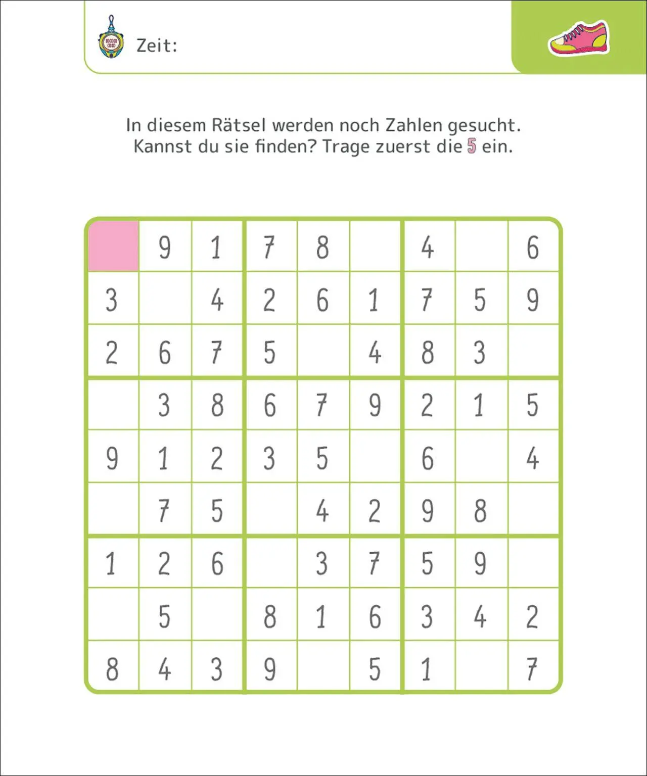 Bild: 9783743224902 | Sudokus für clevere Kids 8+ [grün] | Taschenbuch | 120 S. | Deutsch