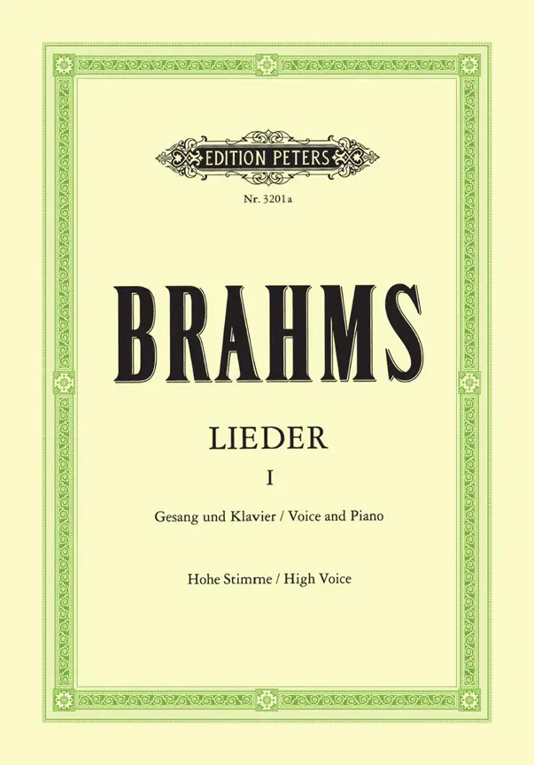 Cover: 9790014014902 | Lieder 1 | Johannes Brahms | Taschenbuch | Edition Peters | 160 S.