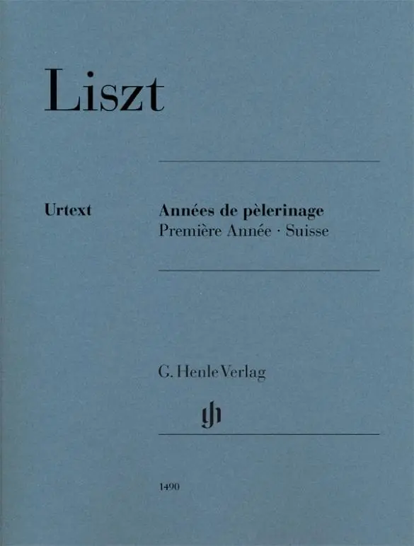 Cover: 9790201814902 | Liszt, Franz - Années de pèlerinage, Première Année - Suisse | Jost