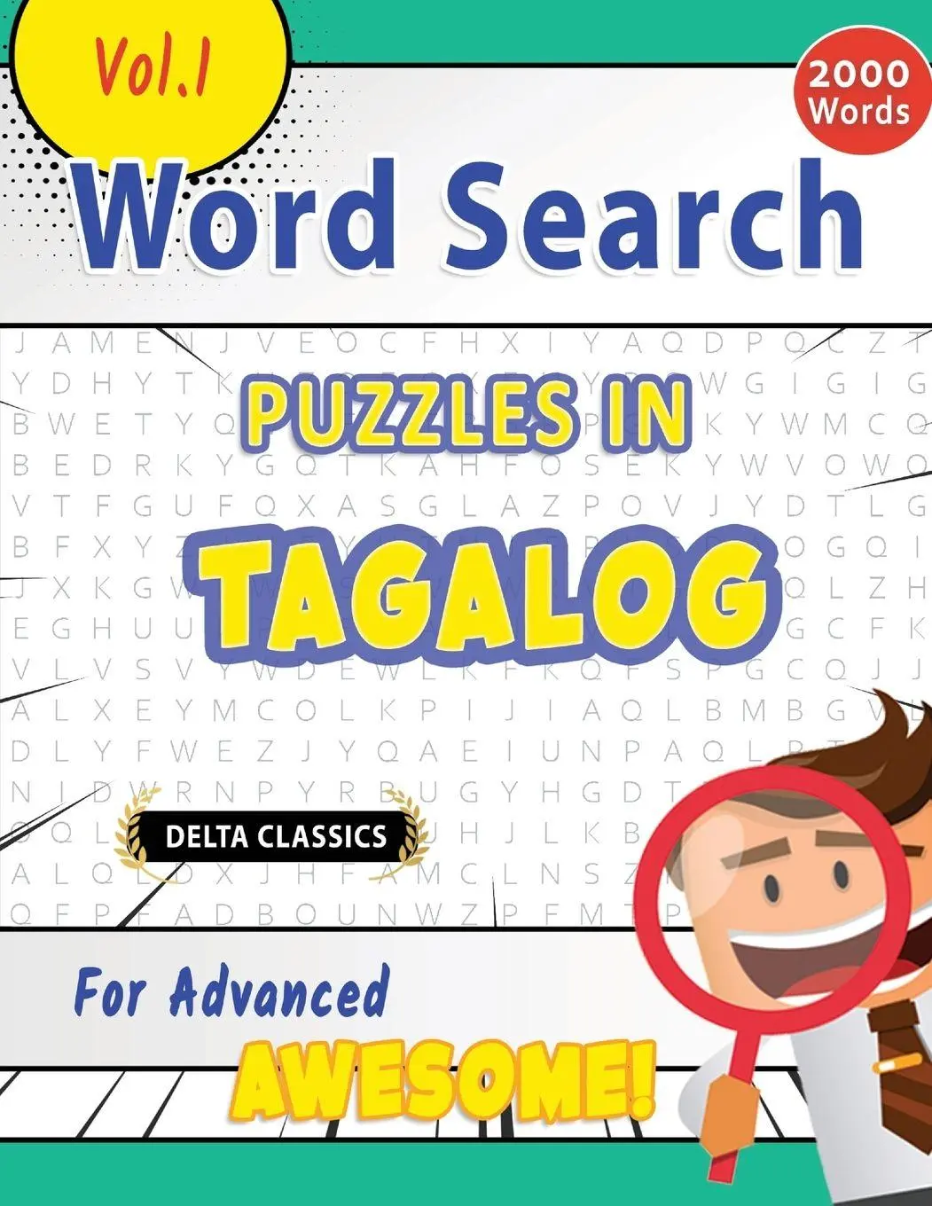 Cover: 9798349004902 | WORD SEARCH PUZZLES IN TAGALOG FOR ADVANCED - AWESOME! VOL.1 -...