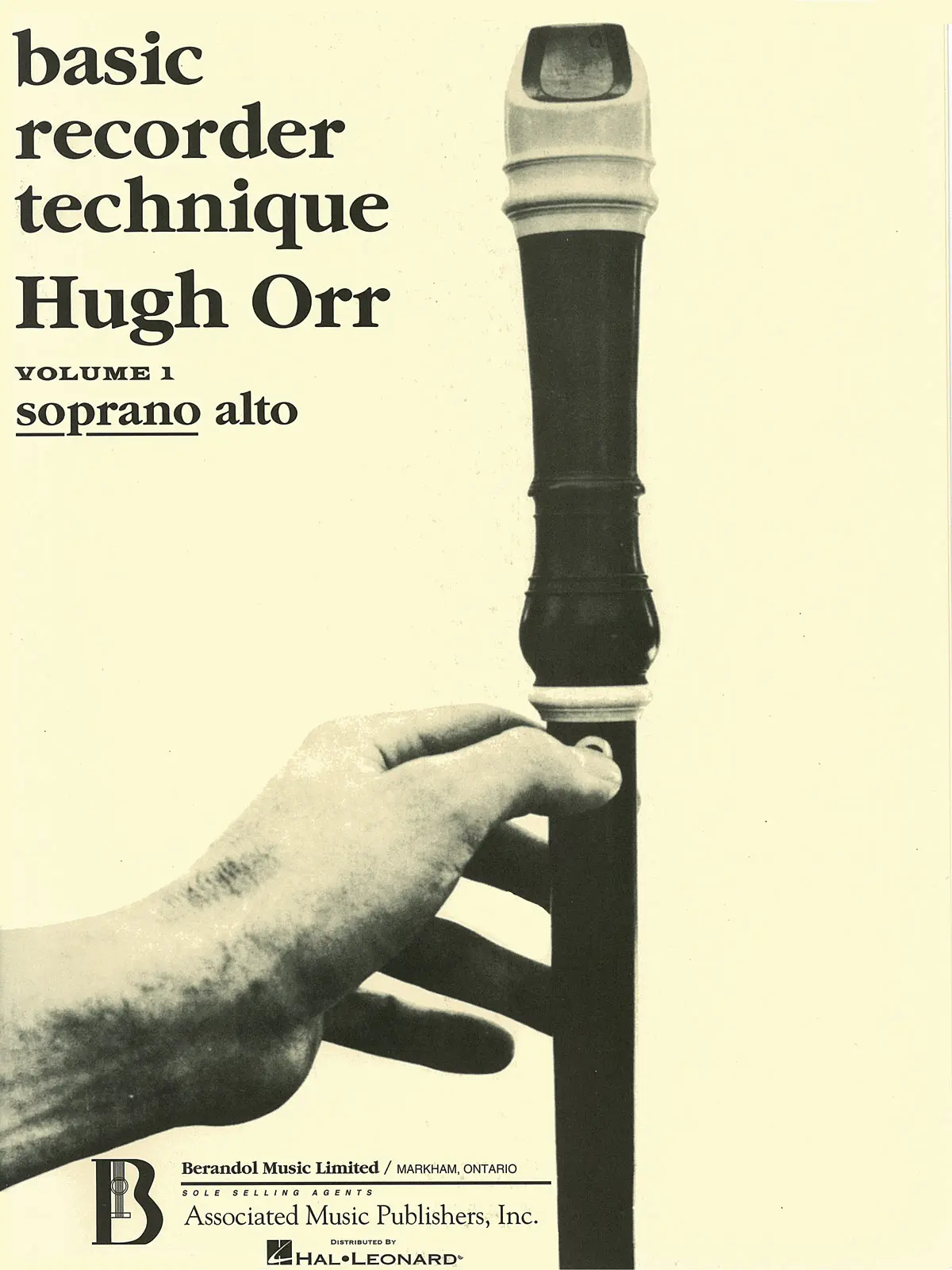 Cover: 73999645002 | Basic Recorder Technique - Volume 1 | Hugh Orr | Recorder Method
