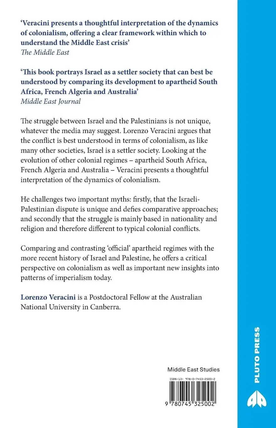 Rückseite: 9780745325002 | Israel And Settler Society | Lorenzo Veracini | Taschenbuch | Englisch