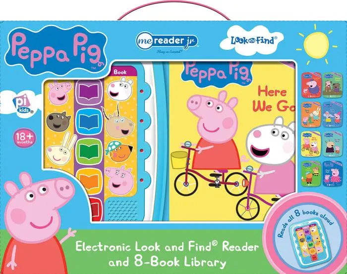 Cover: 9781503735002 | Peppa Pig: Me Reader Jr Electronic Look and Find Reader and 8-Book...
