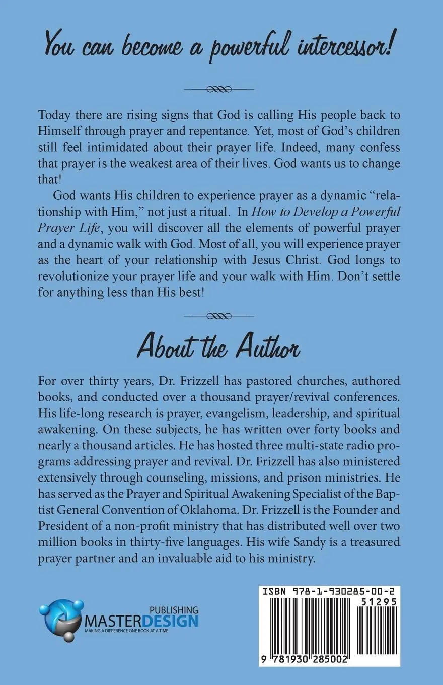Rückseite: 9781930285002 | How to Develop a Powerful Prayer Life | Gregory R Frizzell | Buch