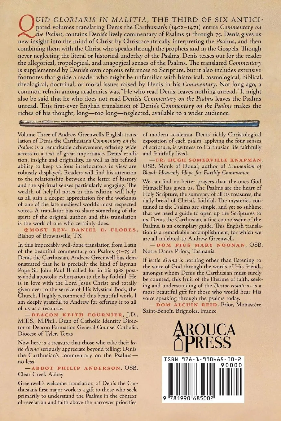 Rückseite: 9781990685002 | Quid Gloriaris Militia (Denis the Carthusian's Commentary on the...