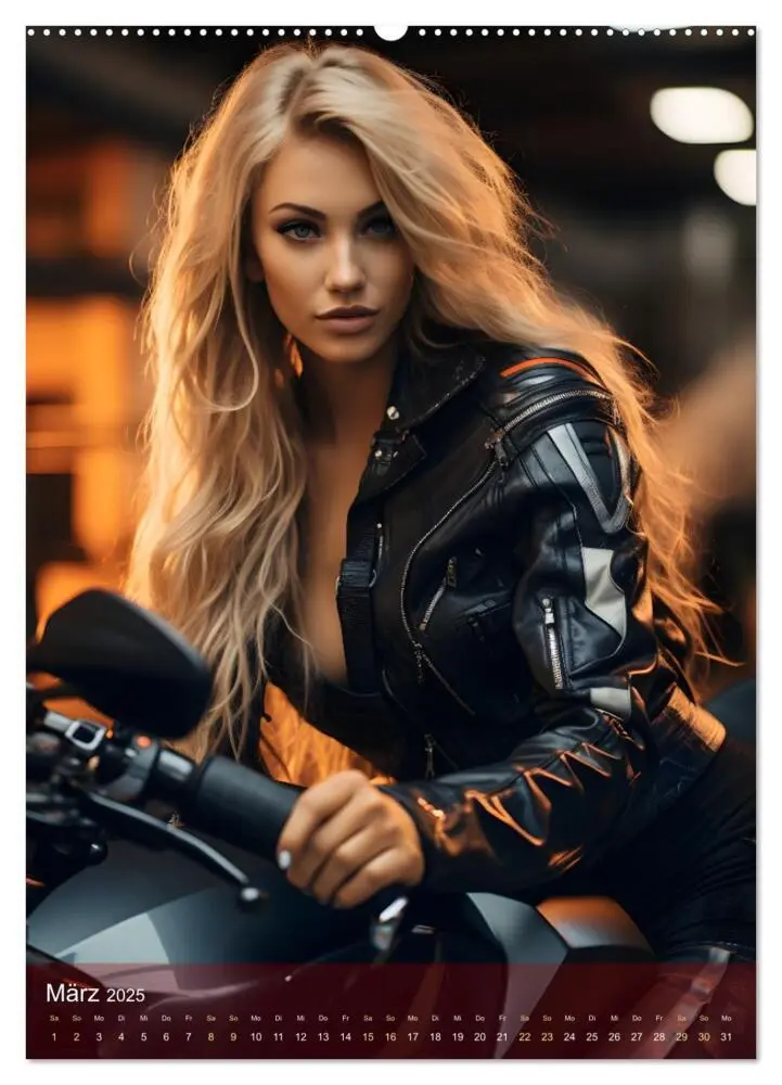 Bild: 9783435845002 | Bikes and Girls: Sexy Mädels auf heißen Mottorrädern (Wandkalender...