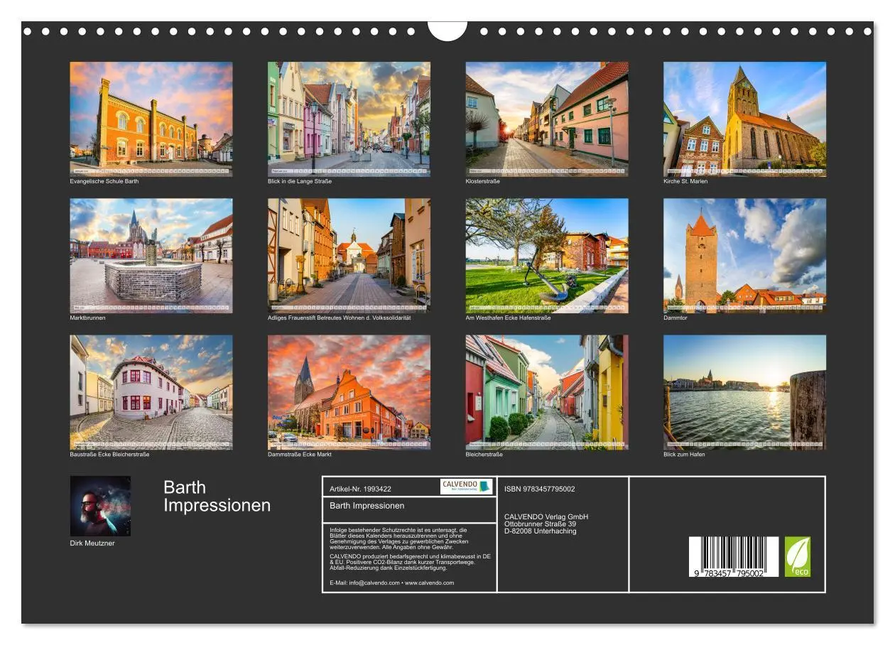 Bild: 9783457795002 | Barth Impressionen (Wandkalender 2026 DIN A3 quer), CALVENDO...