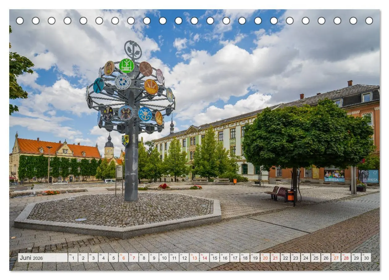 Bild: 9783457935002 | Riesa Impressionen (Tischkalender 2026 DIN A5 quer), CALVENDO...